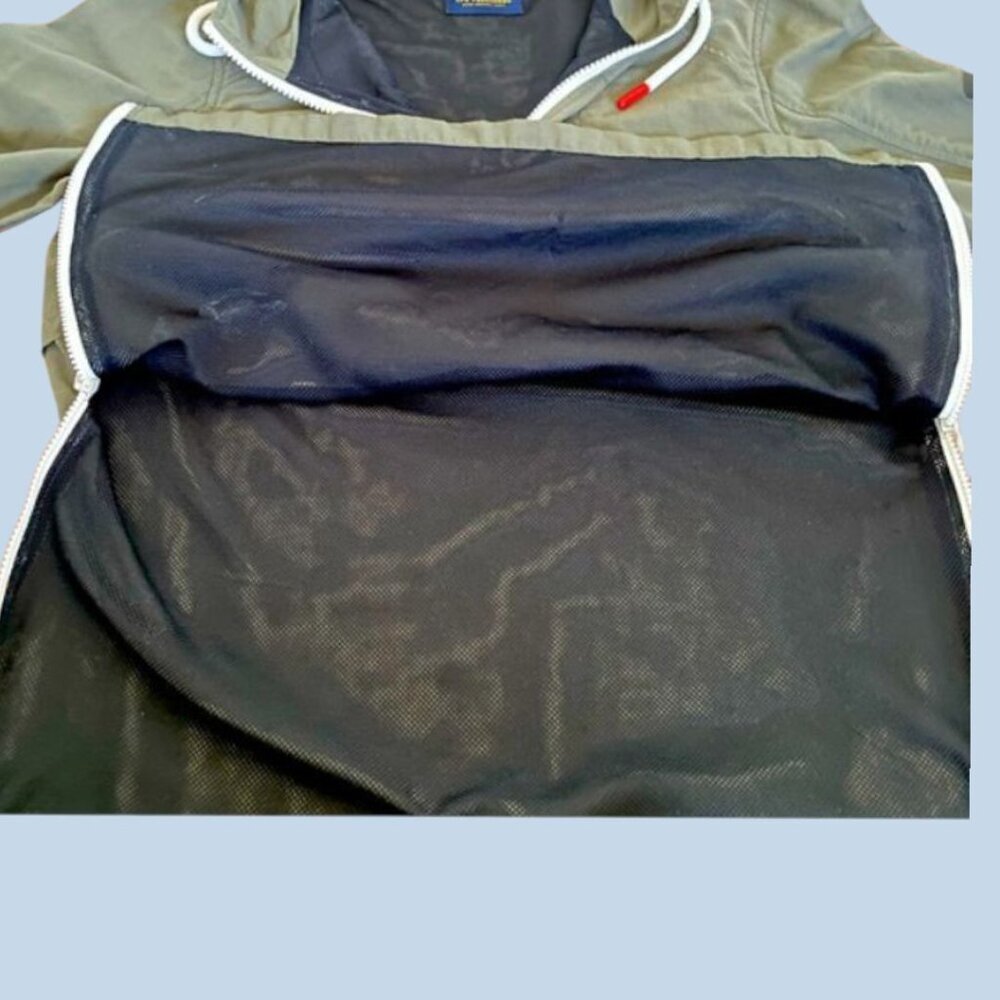 CPO Provisions  Raincoat Windbreaker Jacket Side Zipper Mens Sage Large - Picture 10 of 16